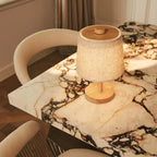 Lampe de Table en Bois Sans Fil Rover - Marron Clair, LED Rechargeable