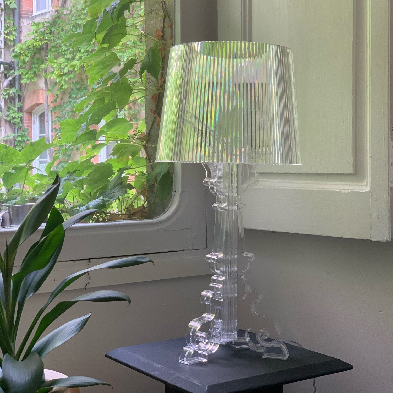 Lampe de Table Cylindre Acrylique