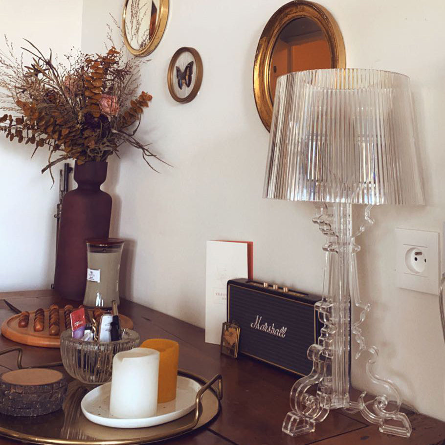 Lampe de Table Cylindre Acrylique