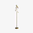 Lampadaire Vague Or & Blanc