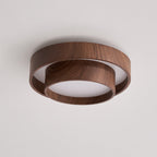 Plafonnier LED Bois Noyer