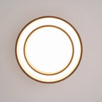 Plafonnier LED Bois Noyer