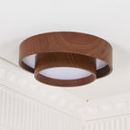 Plafonnier LED Bois Noyer