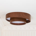 Plafonnier LED Bois Noyer