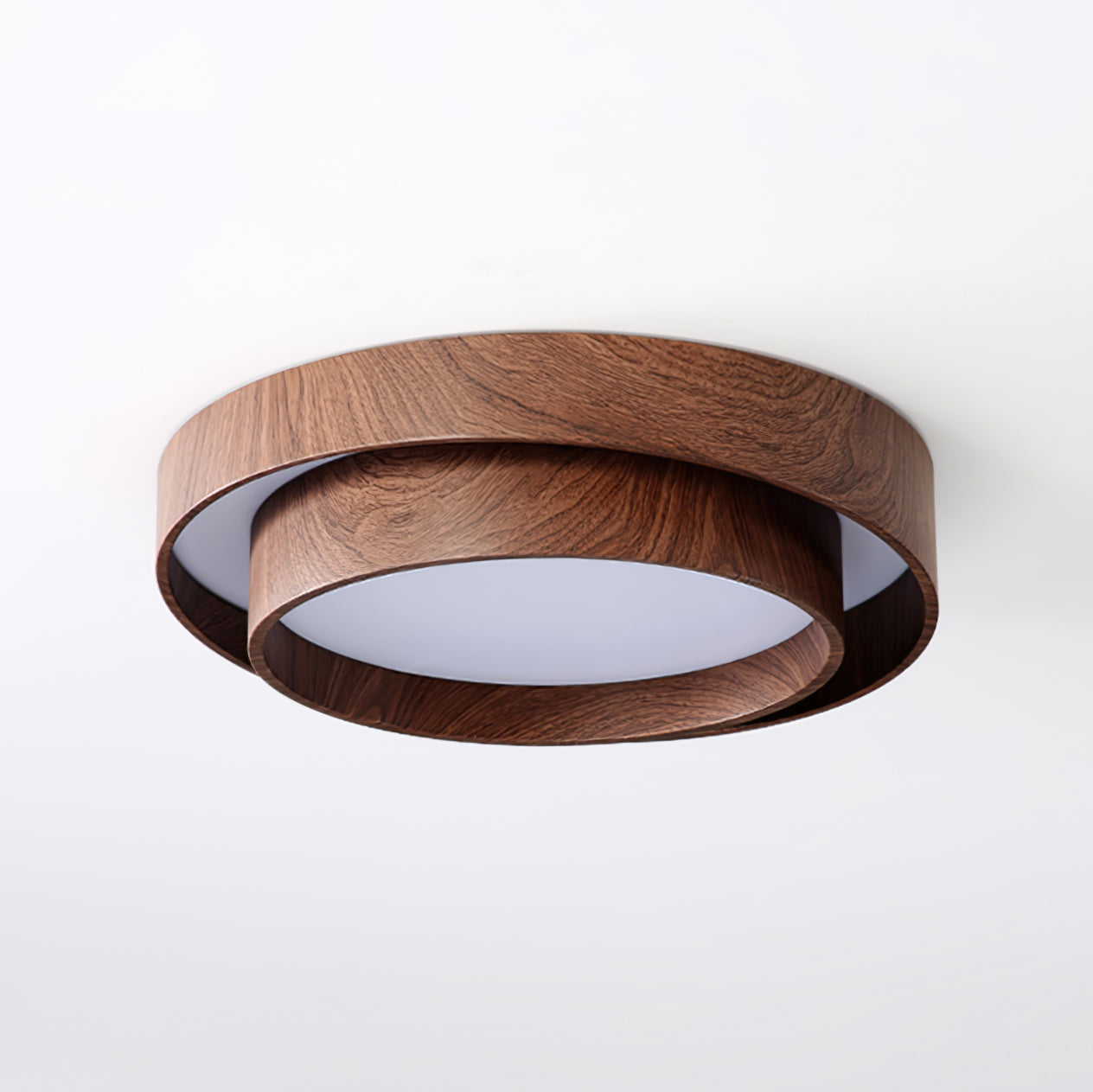 Plafonnier LED Bois Noyer