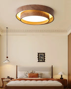 Plafonnier LED Bois Noyer