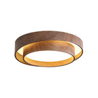 Plafonnier LED Bois Noyer