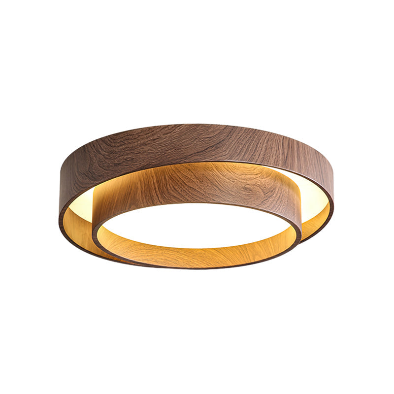 Plafonnier LED Bois Noyer