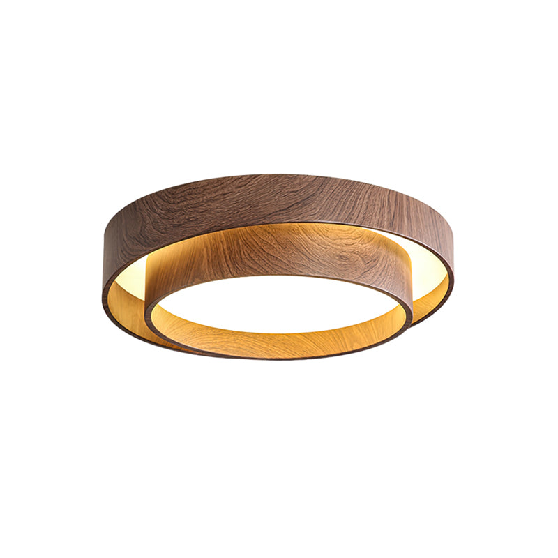 Plafonnier LED Bois Noyer