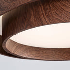 Plafonnier LED Bois Noyer