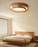 Plafonnier LED Bois Noyer