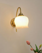 Applique Murale Laiton Fleur