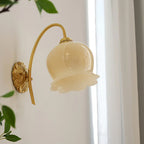 Applique Murale Laiton Fleur