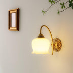 Applique Murale Laiton Fleur