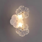 Applique Murale Florale Verre