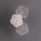 Applique Murale Florale Verre