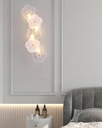 Applique Murale Florale Verre