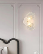 Applique Murale Florale Verre