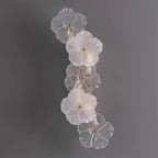 Applique Murale Florale Verre