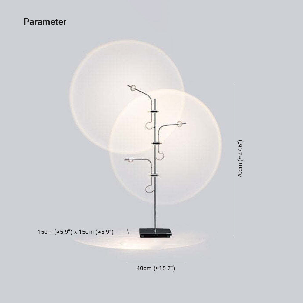 Lampadaire Linéaire Trait Lumineux
