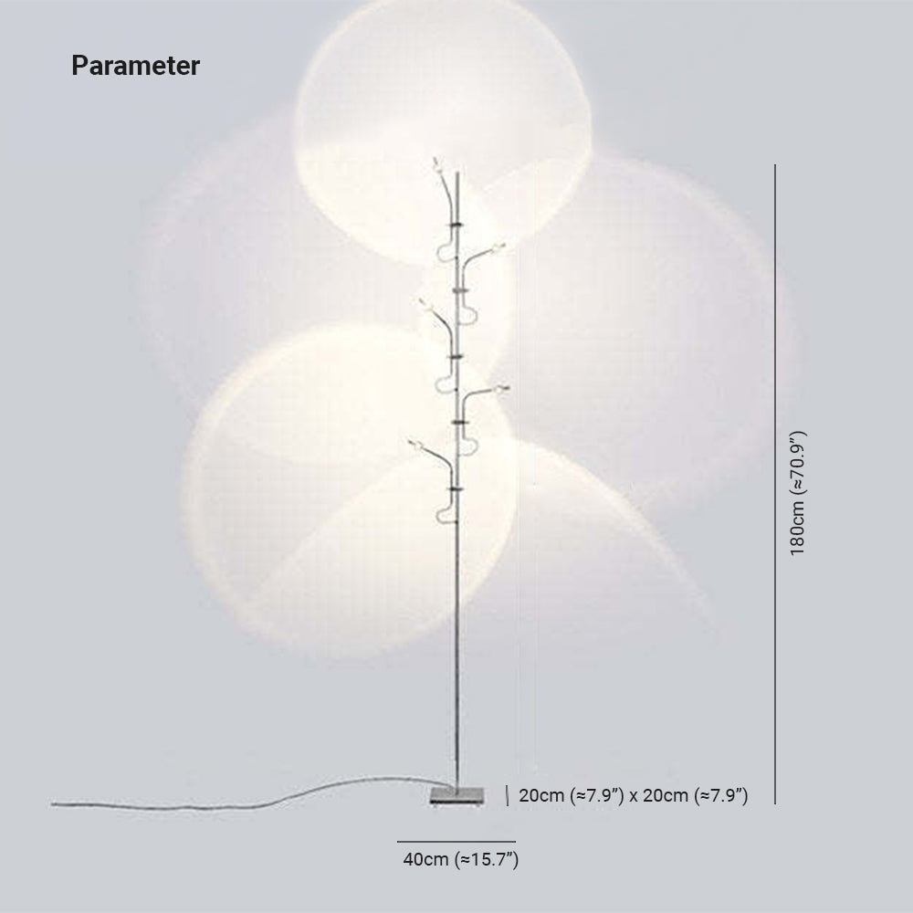 Lampadaire Linéaire Trait Lumineux