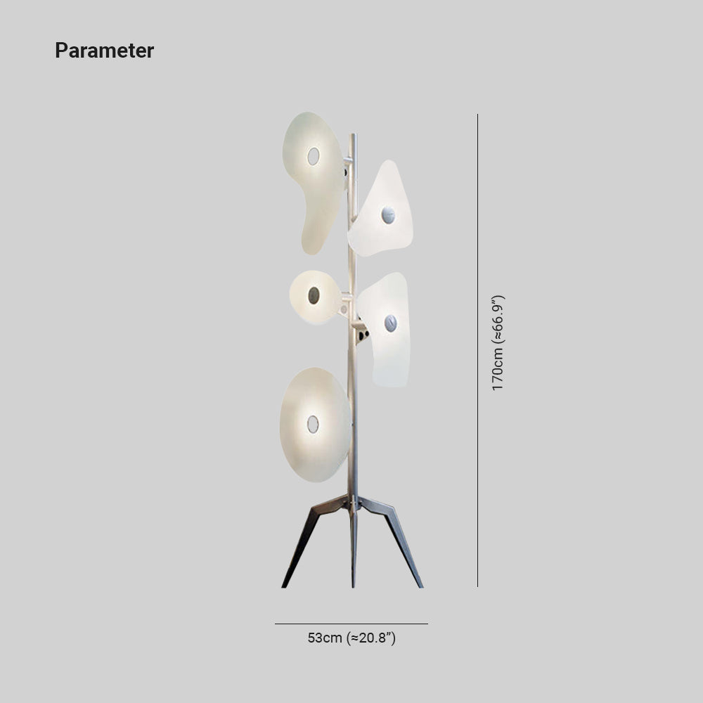 Lampadaire Géométrique Résine