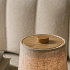 Lampe de Table en Bois Sans Fil Rover - Marron Clair, LED Rechargeable