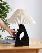 Lampe de Table Papier Plissé