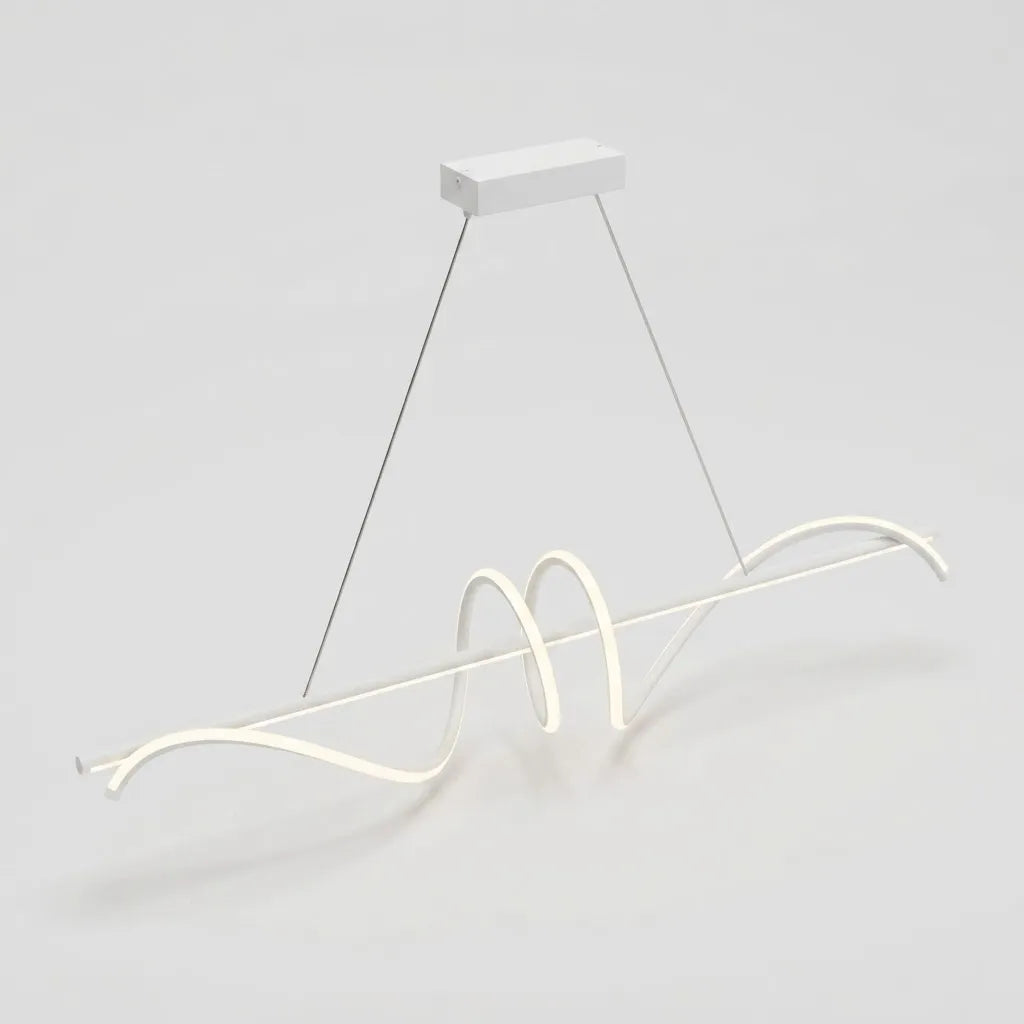 Lustre LED Ondulé Dimmable - détail de l'abat-jour