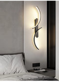 Applique murale moderne utilisée en éclairage de chambre.