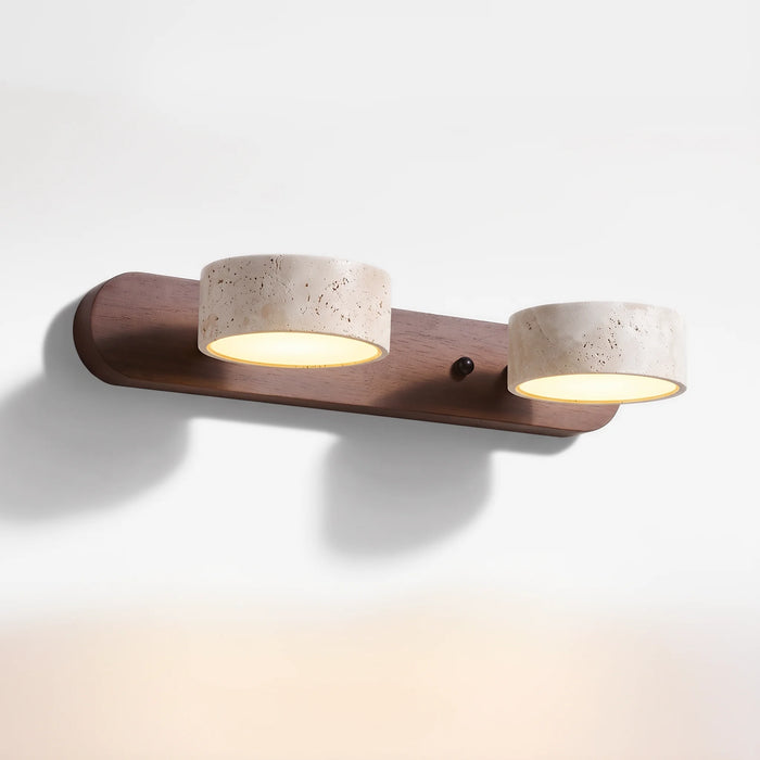 Applique Murale Miralto - catalogue 2 lampes Noyer