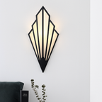 Applique Murale Trianglia, coloris blanc