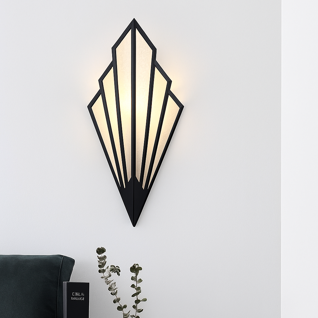 Applique Murale Trianglia, coloris blanc