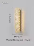 applique murale cristal style moderne interieur