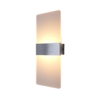 applique murale moderne aluminium acrylique lumiere haut bas douce