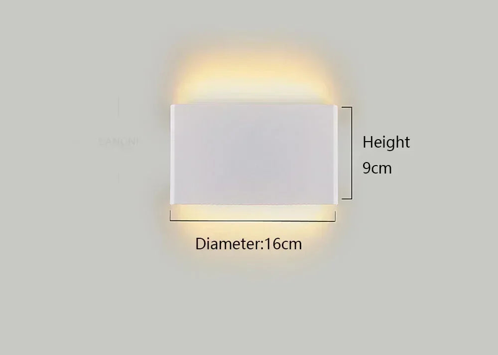 applique murale led noire eclairage decoratif mural
