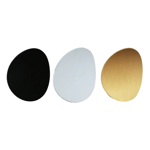 applique led moderne aluminium forme organique lumiere douce