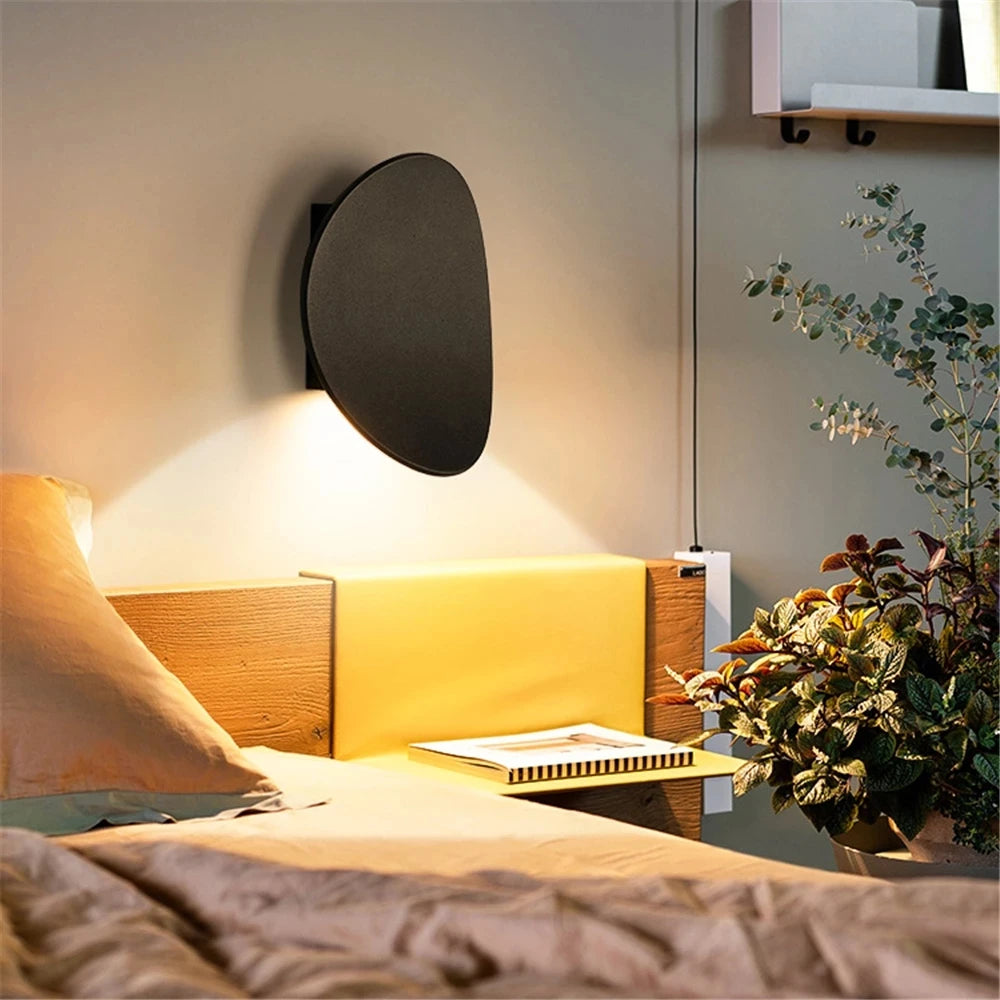 luminaire mural noir aluminium design minimaliste led interieur