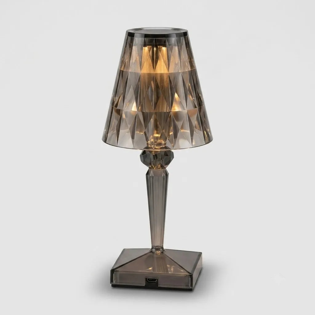 Lampe de Table Cristal Tactile LED