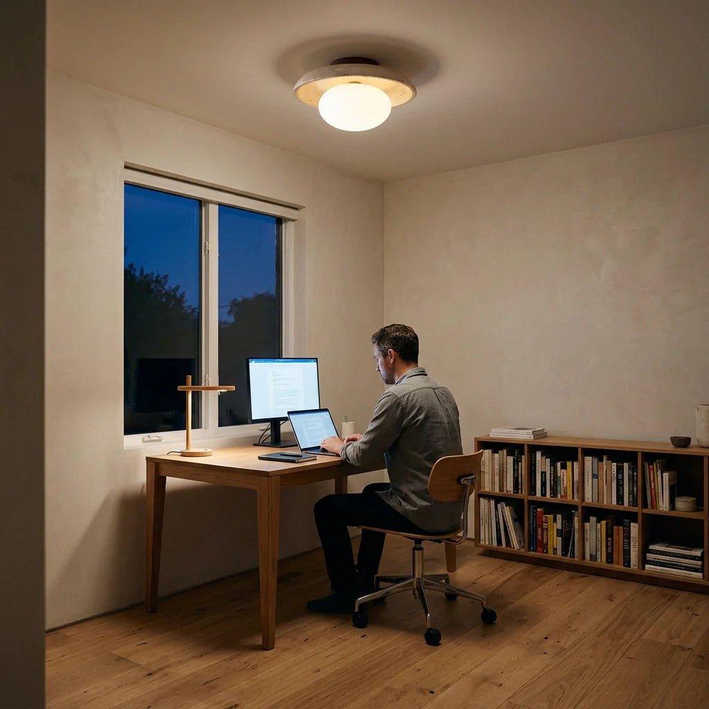 Plafonnier Cataliel dans un bureau