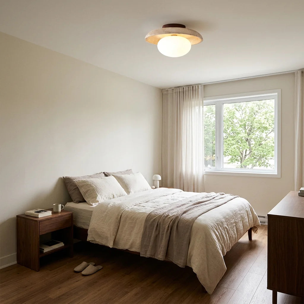 Plafonnier Cataliel dans une chambre jour