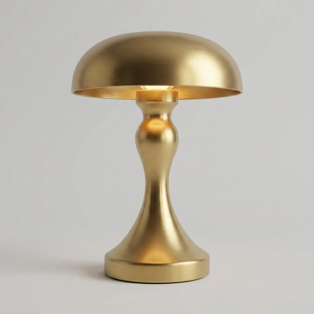 Lampe de Bureau Champignon LED Rechargeable - vue arrière