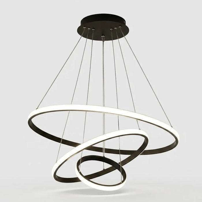 Lustre LED Anneaux Ajustables