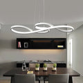 Lustre LED Moderne Eclipse – Design Ajustable en Aluminium
