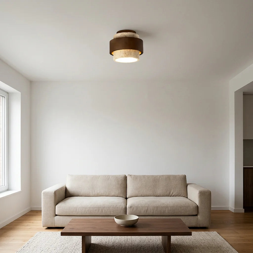 Plafonnier Eltalor dans un salon
