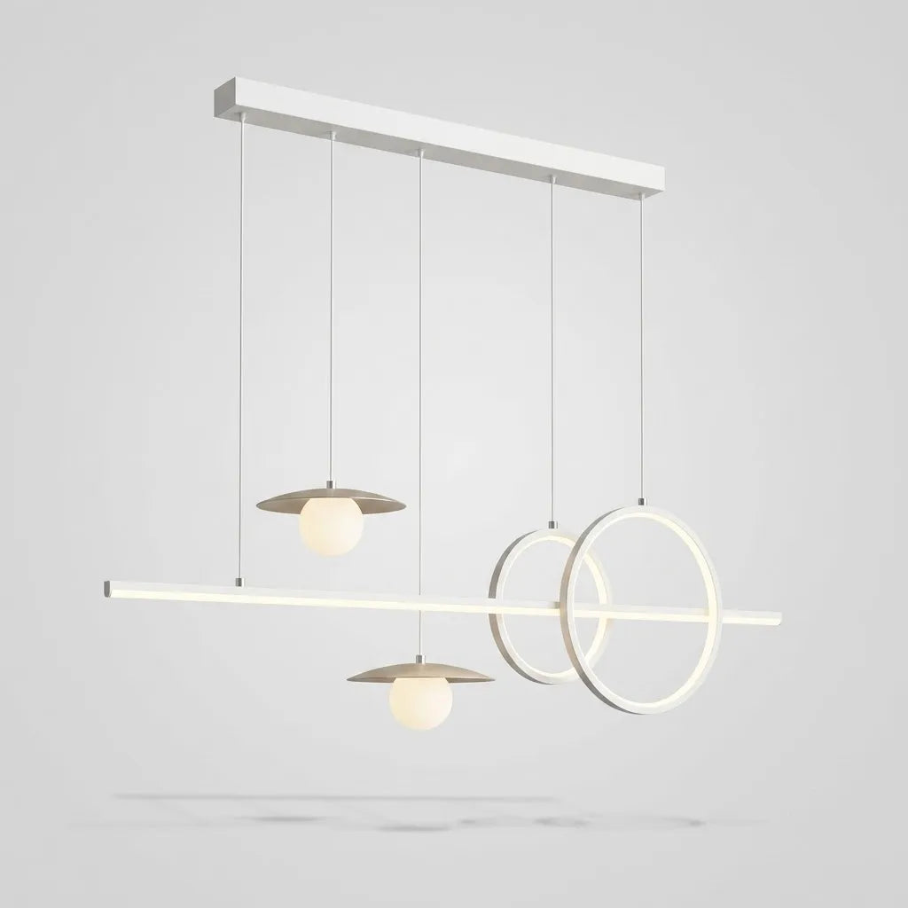 Lustre LED Géométrique Métal