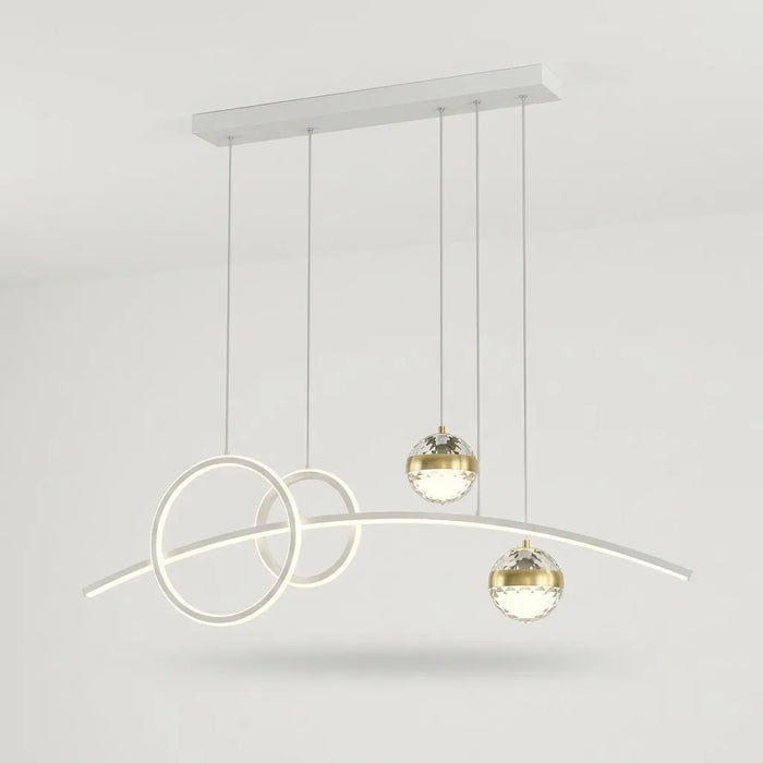 Lustre LED Linéaire Globes