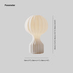 Lampe de Table Soie Blanche