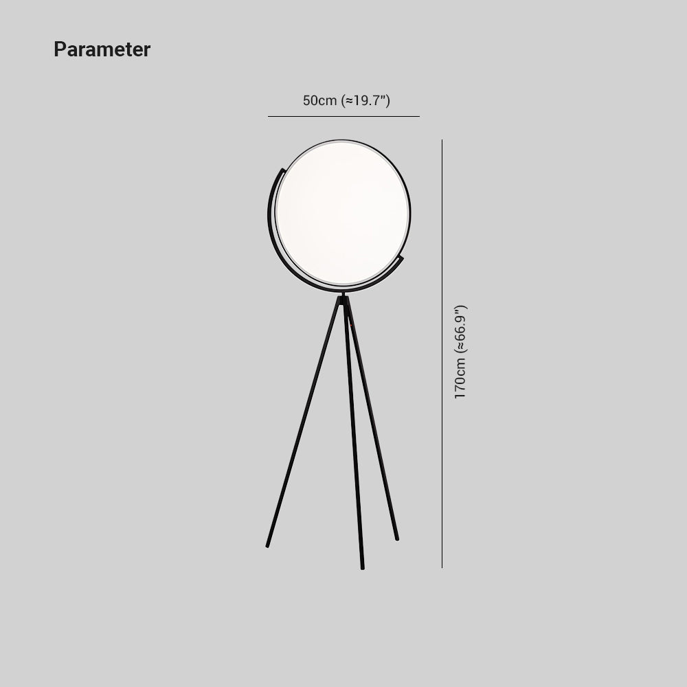Lampadaire Rond Métal Minimaliste