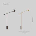 Lampadaire Linéaire Terrazzo Métal